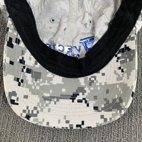 Vector Force Development Baseball Hat OSFA Gray Digital Camouflage Strapback - Picture 12 of 14